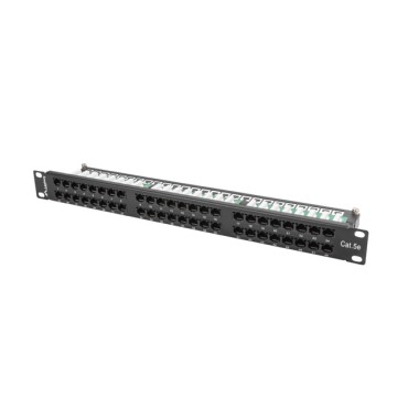 Аксесоар за видеонаблюдение Lanberg patch panel 48 port 1U CAT.5E Аксесоар за видеонаблюдение Lanberg patch panel 48 port 1U CAT.5E