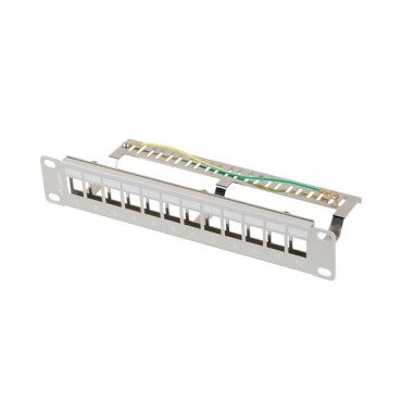 Аксесоар за видеонаблюдение Lanberg patch panel blank 12 port 1U 10