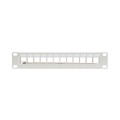 Аксесоар за видеонаблюдение Lanberg patch panel blank 12 port 1U 10