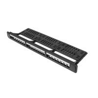 Аксесоар за видеонаблюдение Lanberg patch panel blank 24 port 1U with organizer for keystone modules