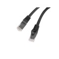 Кабел/преходник Lanberg patchcord CAT.6 utp lszh cu 0.25m black fluke passed