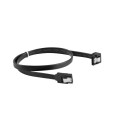 Кабел/преходник Lanberg SATA DATA III (6GB/S) F/F cable 50cm metal clips angled