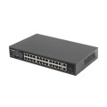 Суич Lanberg switch 24x 1GB poe+/2x GB 2x sfp rack 19