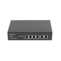 Суич Lanberg switch 4x 100mb poe+/2x 100mb unmanaged rack 10
