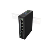 Суич Lanberg Switch Light Industrial POE 1 x BT 3 x AT 2 x SFP DIN Unmanagment Gigabit Ethernet