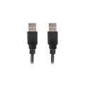 Кабел/преходник Lanberg USB-A M/M 2.0 cable 1.8m black