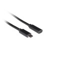 Кабел/преходник Lanberg USB-C M/F 3.1 cable 0.5m