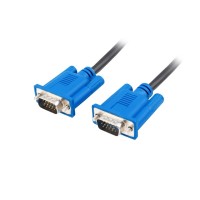 Кабел/преходник Lanberg VGA M/M cable 1.8m dual-shielded