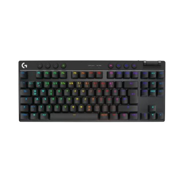 Геймърска клавиатура Logitech G PRO X TKL LIGHTSPEED Gaming Keyboard - BLACK - US INT'L - 2.4GHZ/BT - N/A - EMEA28-935 - TACTILE