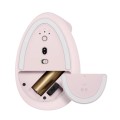 Мишка Logitech Lift Vertical Ergonomic Mouse - ROSE/DARK ROSE - EMEA
