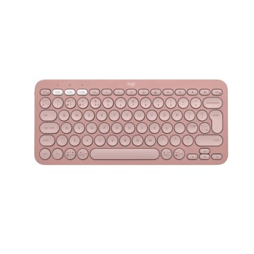 Клавиатура Logitech Pebble Keys 2 K380s - TONAL ROSE - US INT'L - BT - N/A - INTNL-973 - UNIVERSAL