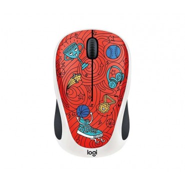 Мишка Logitech Doodle Collection - M238 Wireless Mouse - CHAMPION CORAL, Colour