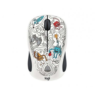 Мишка Logitech Doodle Collection - M238 Wireless Mouse - TECHIE WHITE, Colour