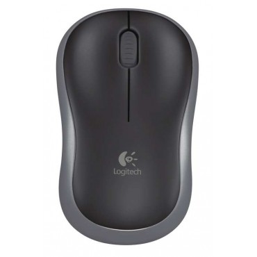 ÐœÐ¸ÑˆÐºÐ° Logitech Wireless Mouse M185 Swift Grey, Black/Grey
