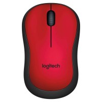Мишка Logitech Wireless Mouse M220 Silent, Red