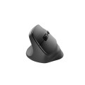 Мишка Natec Vertical Mouse Crake 2  BLUETOOTH 5.2 + 2.4GHZ BLACK 2400dpi