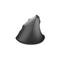 Мишка Natec Vertical Mouse Crake 2  BLUETOOTH 5.2 + 2.4GHZ BLACK 2400dpi