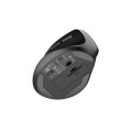Мишка Natec Vertical Mouse Crake 2  BLUETOOTH 5.2 + 2.4GHZ BLACK 2400dpi