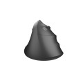 Мишка Natec Vertical Mouse Crake 2  BLUETOOTH 5.2 + 2.4GHZ BLACK 2400dpi, Right handed, black
