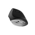 Мишка Natec Vertical Mouse Crake 2  BLUETOOTH 5.2 + 2.4GHZ BLACK 2400dpi, Right handed, black