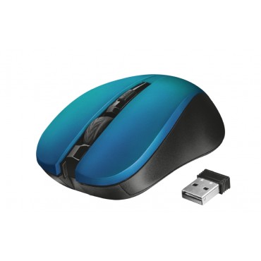 Мишка TRUST Mydo Silent Wireless Mouse BLU, Blue