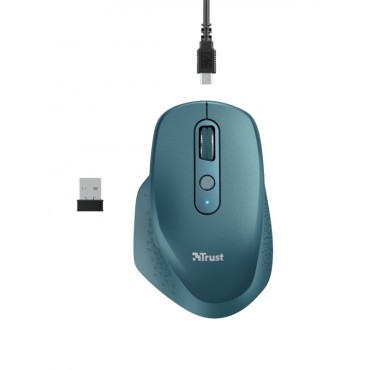 Мишка TRUST Ozaa Wireless Rechargeable Mouse Blue