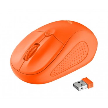 Мишка TRUST Primo Wireless Mouse - Orange, Orange