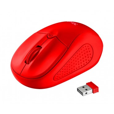 Мишка TRUST Primo Wireless Mouse - Red, Red