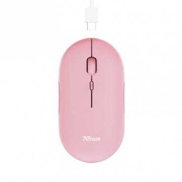 ÐœÐ¸ÑˆÐºÐ° TRUST Puck Wireless & BT Rechargeable Mouse Pink