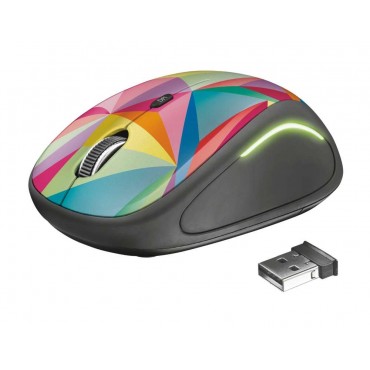 Мишка TRUST Yvi FX Wireless Mouse - geometrics, Colour