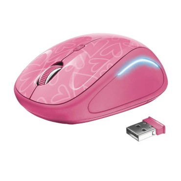 Мишка TRUST Yvi FX Wireless Mouse - pink