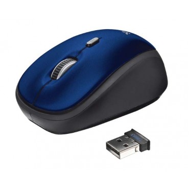 Мишка TRUST Yvi Wireless Mini Mouse Blue, Black/Blue