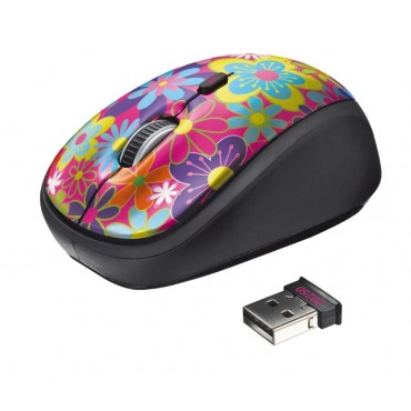 Мишка TRUST Yvi Wireless Mouse - flower power, Colour