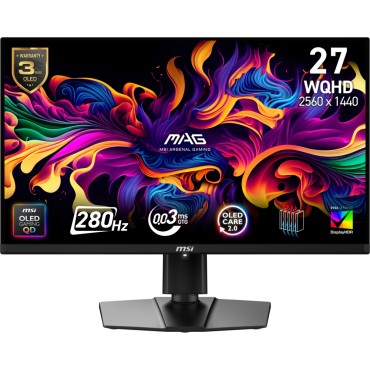 Геймърски монитор MSI MAG 271QP QD-OLED X28 Gaming Monitor Геймърски монитор MSI MAG 271QP QD-OLED X28 Gaming Monitor