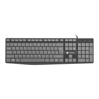 Клавиатура Natec keyboard Nautilus SLIM Black-Grey US layout