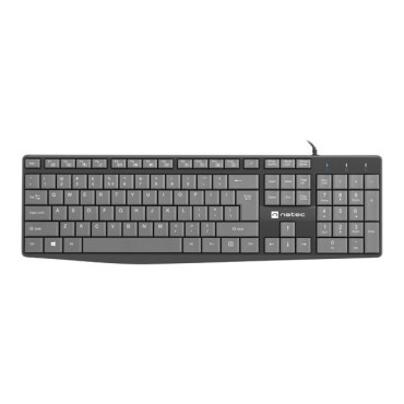 Клавиатура Natec keyboard Nautilus SLIM Black-Grey US layout Клавиатура Natec keyboard Nautilus SLIM Black-Grey US layout