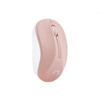Мишка Natec Mouse Toucan Wireless 1600 DPI Optical Pink-White