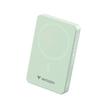 Оптично устройство за лаптоп Verbatim Charge 'n' Go Essentials Power Bank Magnetic Wireless 10000mAh Green