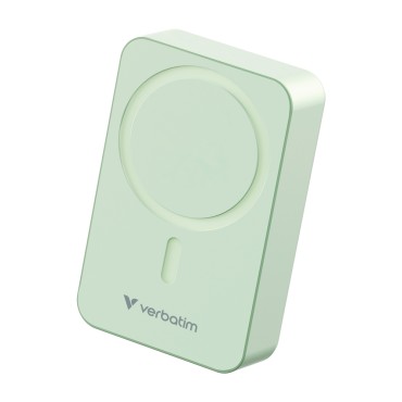 Оптично устройство за лаптоп Verbatim Charge 'n' Go Essentials Power Bank Magnetic Wireless 20000mAh Green Оптично устройство за лаптоп Verbatim Charge 'n' Go Essentials Power Bank Magnetic Wireless 20000mAh Green