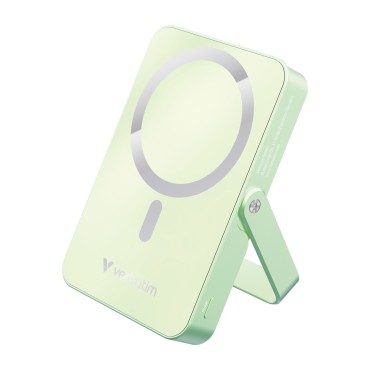 Оптично устройство за лаптоп Verbatim Charge 'n' Go Power Bank with Stand Magnetic Wireless 10000mAh Green Оптично устройство за лаптоп Verbatim Charge 'n' Go Power Bank with Stand Magnetic Wireless 10000mAh Green
