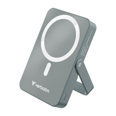 Оптично устройство за лаптоп Verbatim Charge 'n' Go Power Bank with Stand Magnetic Wireless 10000mAh Grey Оптично устройство за лаптоп Verbatim Charge 'n' Go Power Bank with Stand Magnetic Wireless 10000mAh Grey