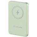 Оптично устройство за лаптоп Verbatim MCP-10GN Power Pack 10000 mAh with UBS-C PD 20W / Magnetic Wireless Charging 15W Green