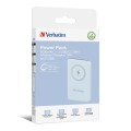 Оптично устройство за лаптоп Verbatim MCP-5BE Power Pack 5000 mAh with UBS-C PD 20W / Magnetic Wireless Charging 15W Blue