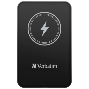 Оптично устройство за лаптоп Verbatim MCP-5BK Power Pack 5000 mAh with UBS-C PD 20W / Magnetic Wireless Charging 15W Black Оптично устройство за лаптоп Verbatim MCP-5BK Power Pack 5000 mAh with UBS-C PD 20W / Magnetic Wireless Charging 15W Black