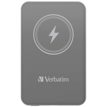 Оптично устройство за лаптоп Verbatim MCP-5GY Power Pack 5000 mAh with UBS-C PD 20W / Magnetic Wireless Charging 15W Grey Оптично устройство за лаптоп Verbatim MCP-5GY Power Pack 5000 mAh with UBS-C PD 20W / Magnetic Wireless Charging 15W Grey