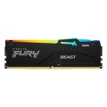 Памет за компютър Kingston FURY Beast RGB 32GB (2x16GB) DDR5 6000 MHz CL30 Black