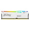 Памет за компютър Kingston FURY Beast RGB 32GB (2x16GB) DDR5 6000 MHz CL36 White