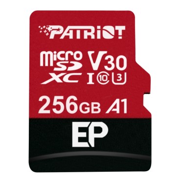 Флаш памет Patriot EP Series 256GB micro SDXC V30 Флаш памет Patriot EP Series 256GB micro SDXC V30