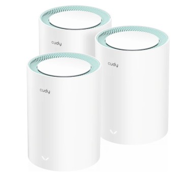 Рутер Cudy M1300 (3-Pack) AC1200 Wi-Fi Gigabit Mesh Solution 867Mbps at 5GHz + 300Mbps at 2.4GHz