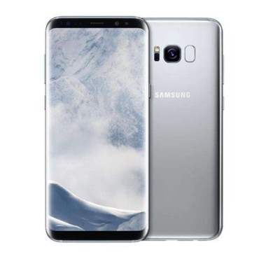 Samsung Smartphone SM-G955F GALAXY S8 +  DREAM2 Silver + Samsung S8+ G955 Dream 2 Clear View Standing Cover Silver